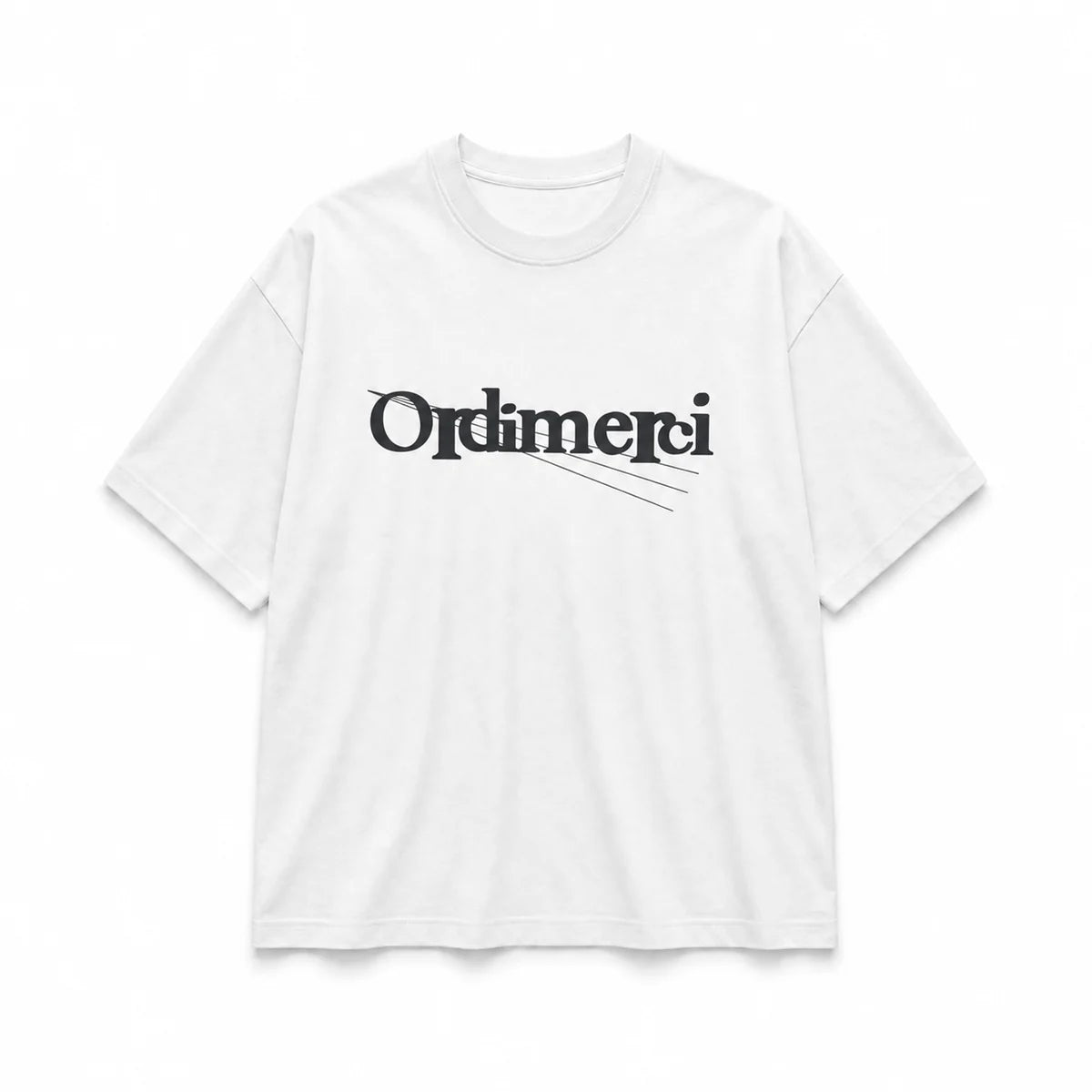 Ordimerci — White Oversized Tee — Basic shirt