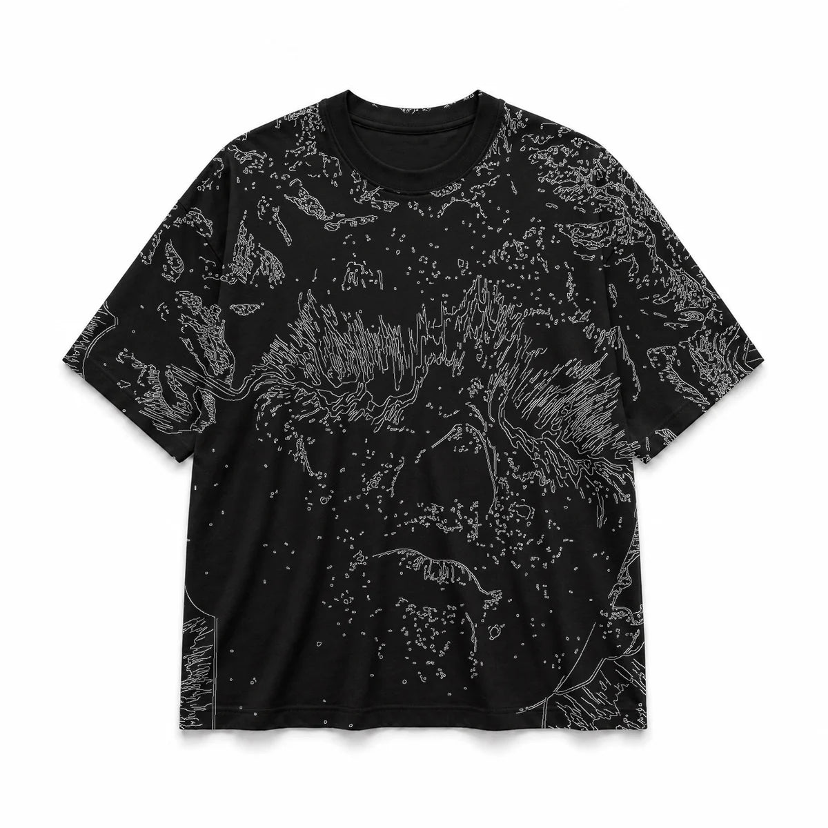 059 — Black Oversized Tee — Basic shirt