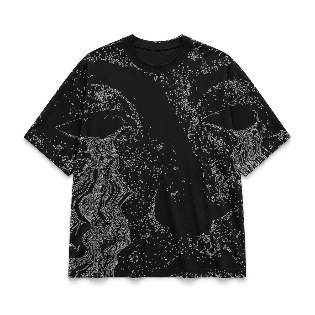 061 — Black Oversized Tee — Basic shirt