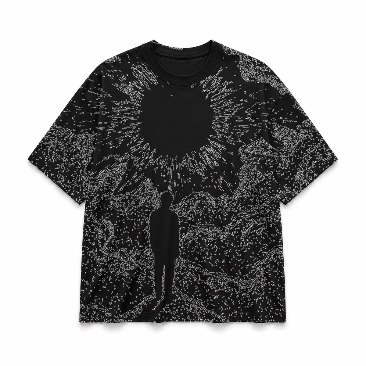 062 — Black Oversized Tee — Basic shirt