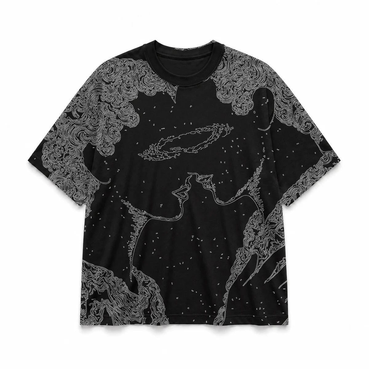 052 — Black Oversized Tee — Basic shirt