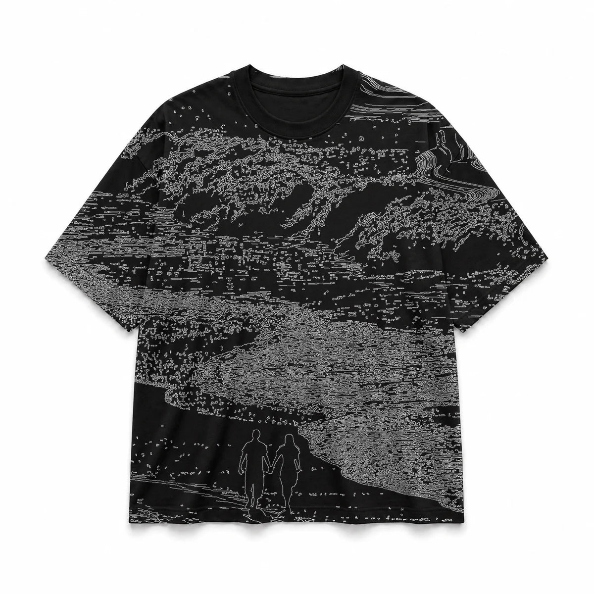 031 — Black Oversized Tee — Basic shirt
