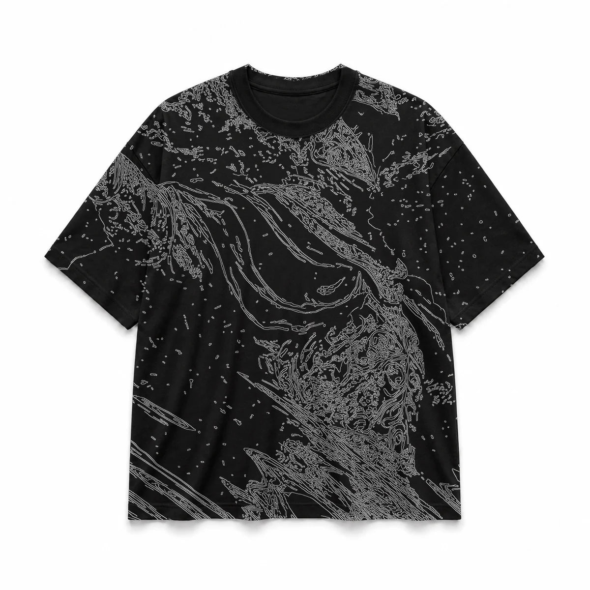 002 — Black Oversized Tee — Basic shirt