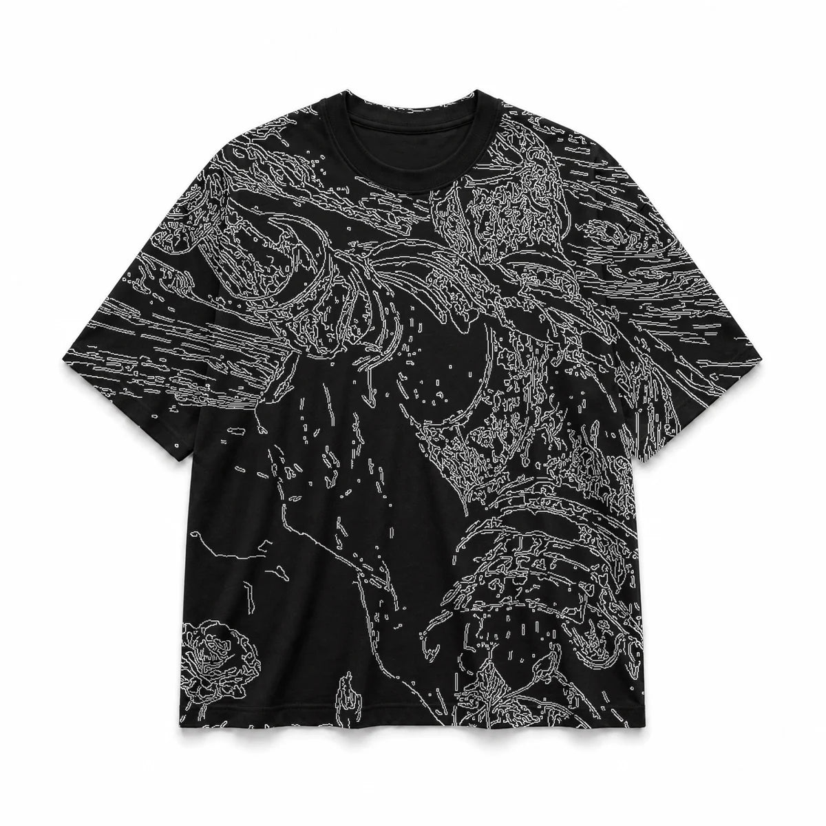 004 — Black Oversized Tee — Basic shirt